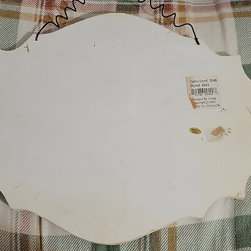 Wooden wall plaque